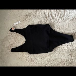 Forever 21 bodysuit size xs/s in black